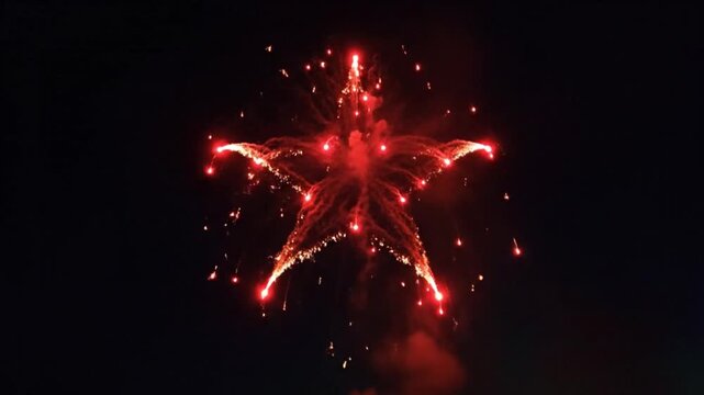 Vibrant Juneteenth celebration with Freedom Day fireworks display on June 19
