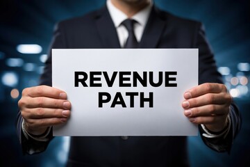 Obraz premium Strategist Charting a Clear Revenue Path for Growth