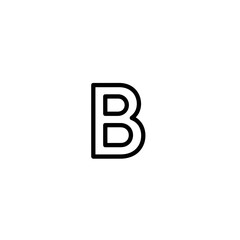 Large letter b icon © robi