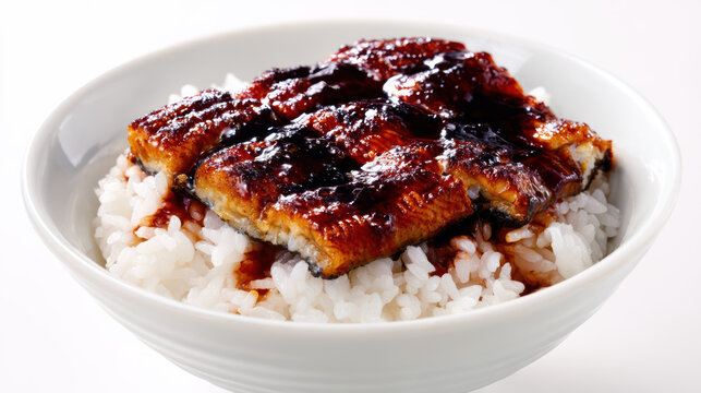unagi don grilled freshwater eel glazed dish