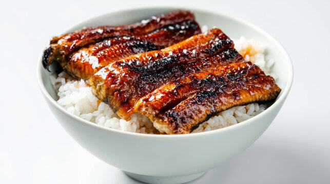 unagi don grilled freshwater eel glazed dish