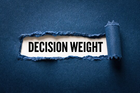 Decision Weight a Concept of Evaluating the Importance of Choices