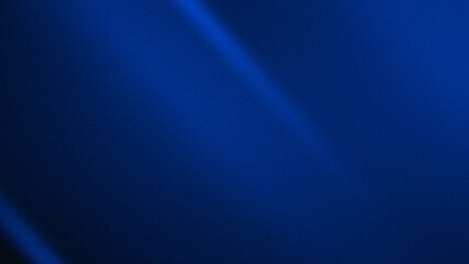 Fototapeta premium Deep blue gradient sways gently across the frame. Smooth texture evokes calmness and depth. Ideal for digital art or background designs. Subtle light curves suggest quiet movement