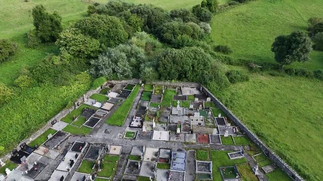 Elphin Cemetery in Elphin &ndash; Historic Irish Graveyard Landscape
