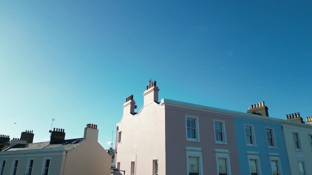 Victorian Buildings near People&rsquo;s Park in D&uacute;n Laoghaire, Dublin, Ireland