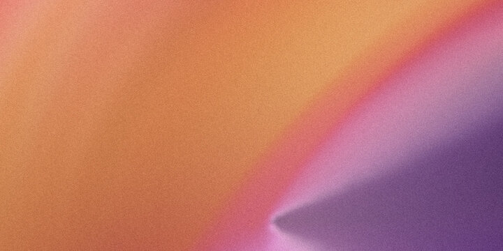Soft blush gradient fading into twilight purple illustration