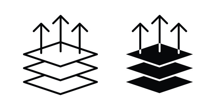 Breathable icon black and white
