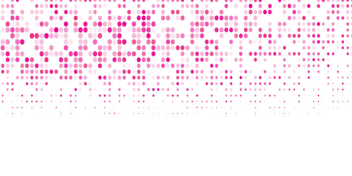 white polka dots pattern over hot pink useful as a background good effect