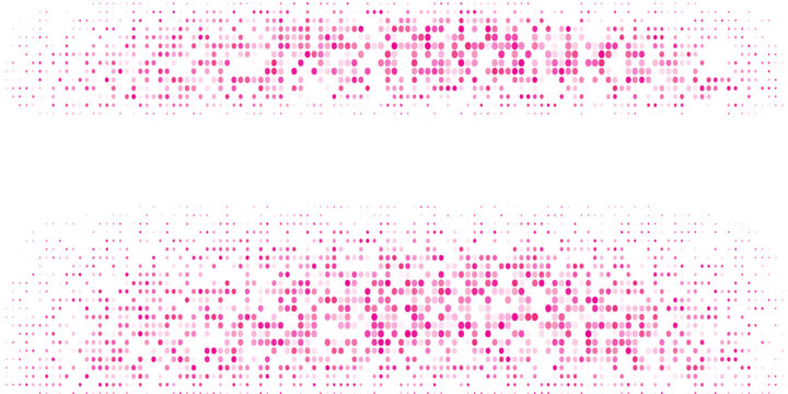 white polka dots pattern over hot pink useful as a background good effect