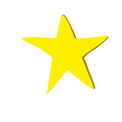 Obraz premium Yellow star