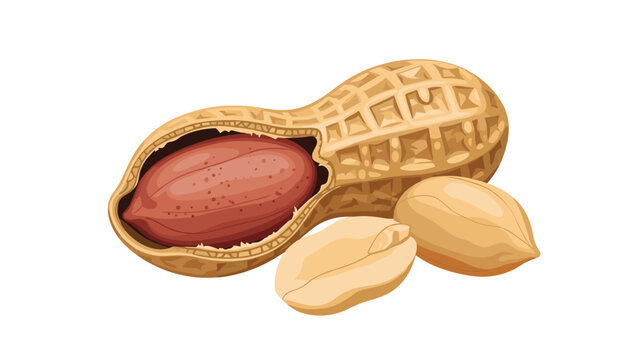 Delicious whole and shelled peanuts with vibrant colors, illustrating healthy snacks and ingredients for food allergy awareness.