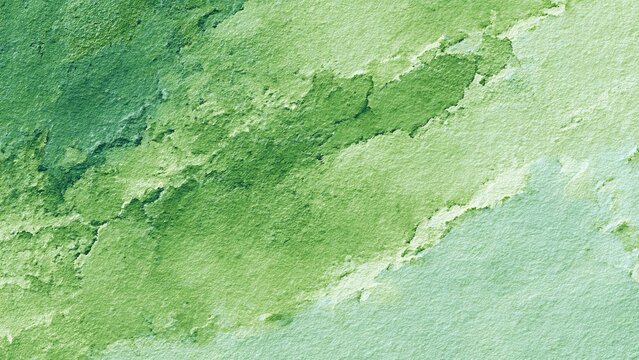 抹茶アイスの水彩風テクスチャ 鮮やかなグリーンの背景素材