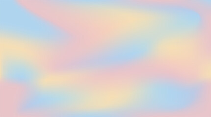 Warm orange, cool blue and sweet pink fade into a silky gradient blur. Dreamy pastel tones drift together in a smooth atmospheric composition. A colorful abstract gradient glows with soft cand © Елена Баграновська