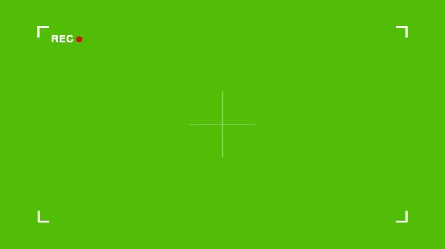 frame of the video camera screen, simple Camera recording interface shape icon.