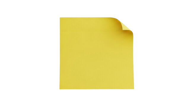 yellow note paper