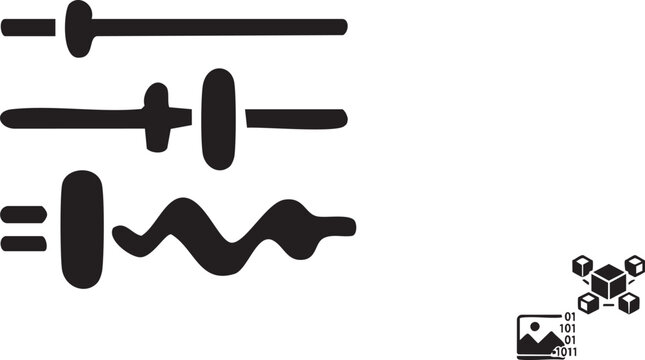 Black and white vector illustration of keys and security lock symbol design