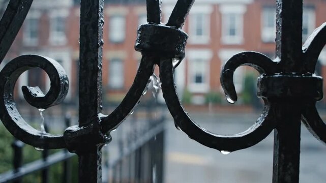 wrought iron gate
