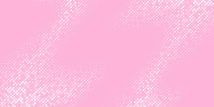 white polka dots pattern over hot pink useful as a background good effect simple art