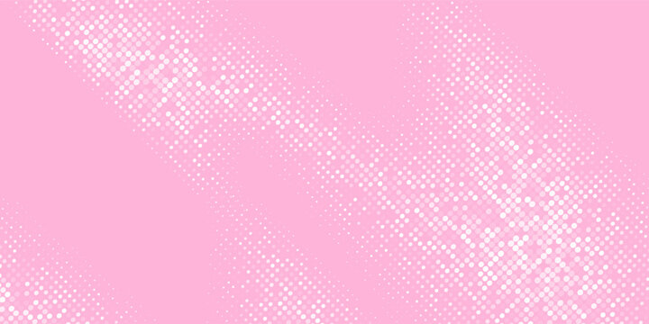 white polka dots pattern over hot pink useful as a background good effect simple art
