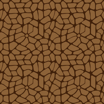 Voronoi cell geometric and pattern mosaic background with block jersey irregular. Texture line geometry and vector white pebble with shape hexagon lines. Greek voronoi seamless and tile.
