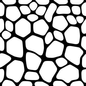 Voronoi cell geometric for pattern mosaic background and block jersey irregular. Texture line geometry for vector white pebble and shape hexagon lines. Voronoi design seamless for pattern.