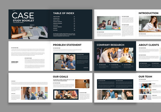 Case Study Booklet Template
