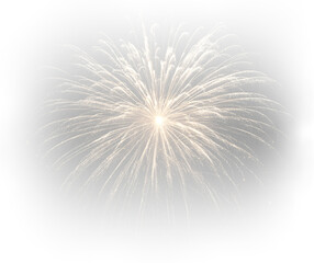 Obraz premium Dynamic pyrotechnic blast with shimmering golden beams and particle spray