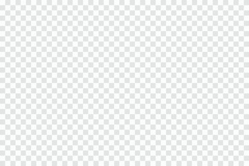 Fototapeta premium White geometric pattern transparent background. Simple seamless polka pattern. Digital Transparency Grid 