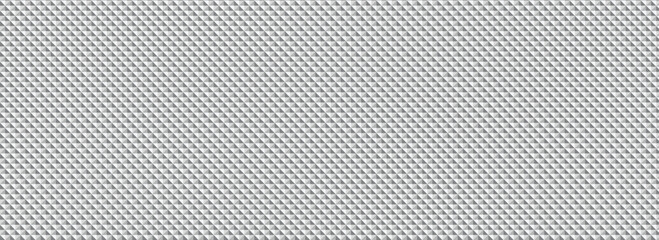 Obraz premium Quilted fabric texture background pattern gray white