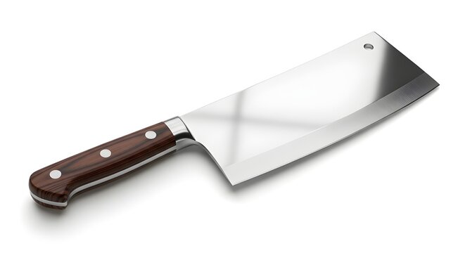 knife white isolated on white background