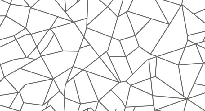 Cracked glass surface pattern closeup.