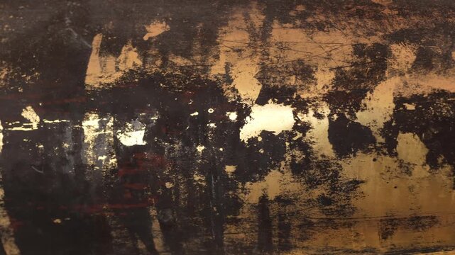 Rough gold texture wall background scene
