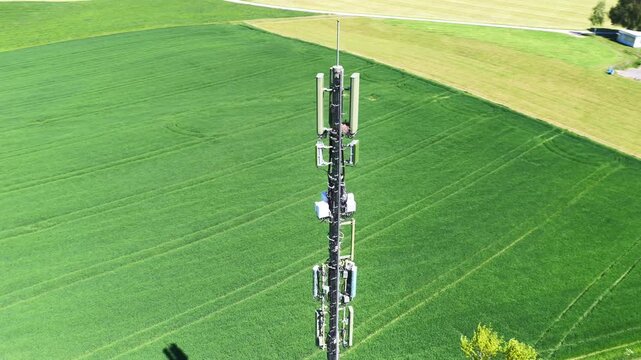 Mobilfunkantenne im Emmental, Mai 2026, Luftaufnahme