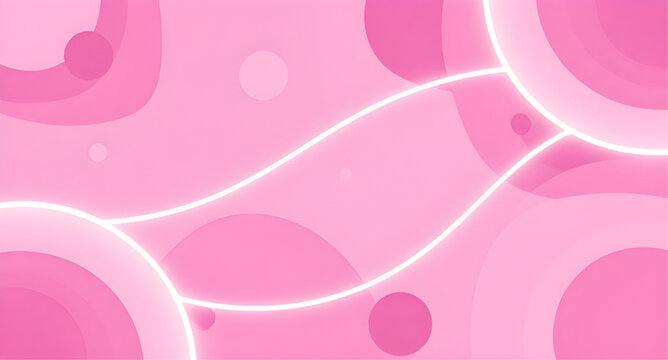 abstract flowing line background, pink gradient wave illustration, vibrant modern wallpaper design, fluid white curve graphic, dynamic abstract backdrop, neon pink background vector, elegant flowing l
