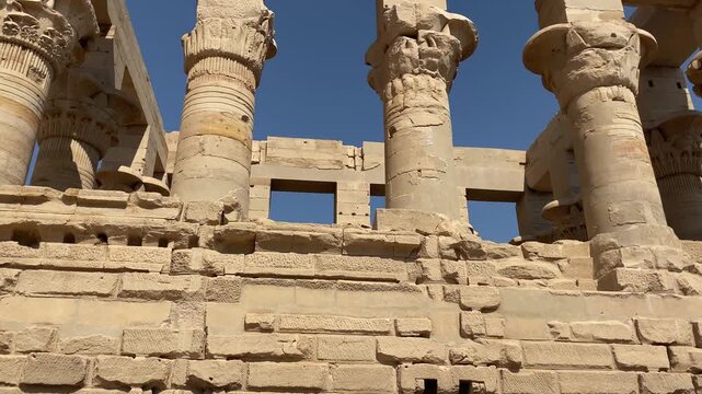Temple of Isis at Philae Island in Aswan, Egypt