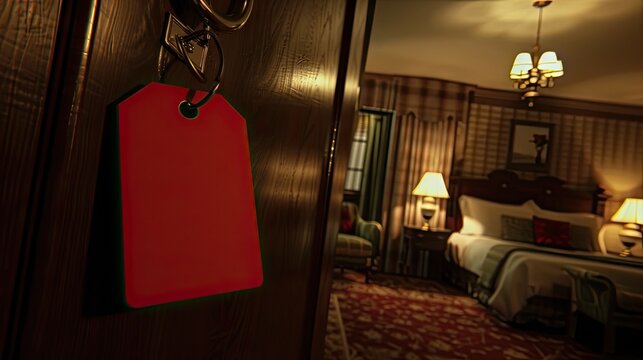 A Crimson Invitation: Hotel Room Serenity