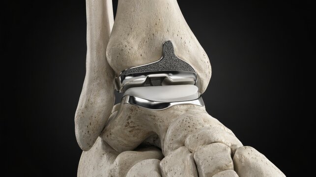 Full foot replacement surgery anatomy