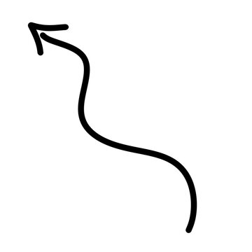 drawing of clit art for decoration in black color and black line