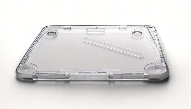 Clear Protective Case for Laptop - Transparent Design for Device Protection.
