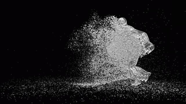 character Water Splash,  With Alpha Channel