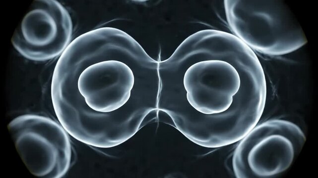 Cell Division Animation - Mitosis and Cell Growth Process.
