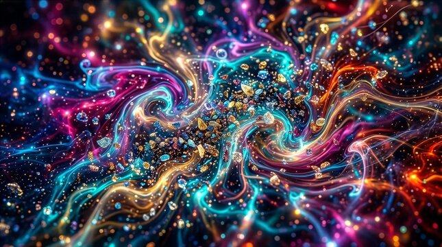 Alien Microscopic World Discovered Within a Cosmic Dust Particle