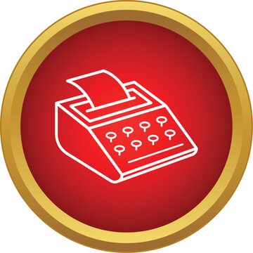 Till machine processing payments and transactions, generating a receipt