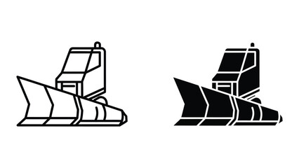 Modern flat design snowboard and skateboard icons © MDSAHIDUL