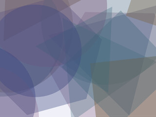 Obraz premium Overlapping Color Shapes Contemporary Abstract Background