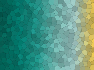 Fototapeta premium Vibrant Voronoi Polygon Texture Digital Design