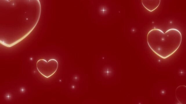 Maroon 800000 Hex Code Hearts, Flying, Valentine's Day, Holiday, Love Backgrounds seamless loop animation promo video marketing advertising commercial business branding corporate motion graphics