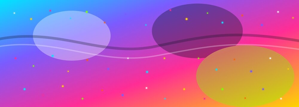 Abstract gradient background with floating circles and bubbles modern design circle patte
