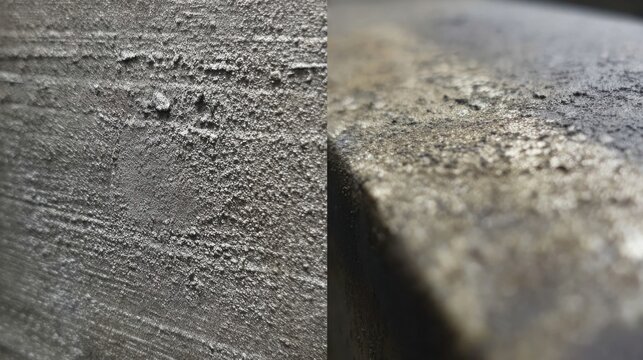 sandblasting metal before after paint removal texture contrast industrial restoration close