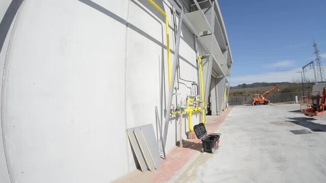Chemical industrial plant for metal recovery and electroplating salt manufacturing systems with large storage tanks